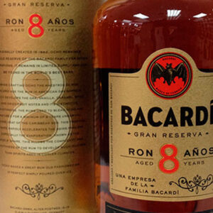 BACARDI RHUM (6X 1 LITER) 37.5