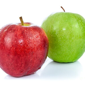 Fresh Green & Red Apples