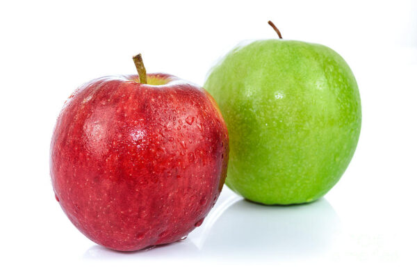Fresh Green & Red Apples