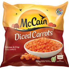 FROZEN CARROT DICE