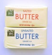 SALTEN AND UNSALTED BUTTER