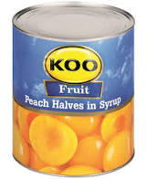 CANNED YELLOW PEACH IN SYRUP