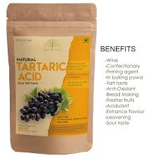 FOOD GRADE PURE TARTARIC ACID