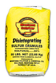 SULPHUR GRANULES